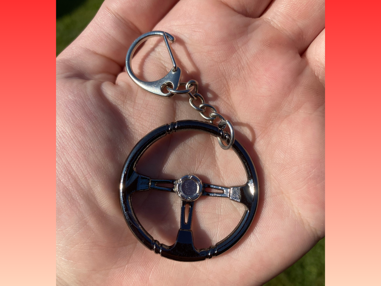 Steering Wheel Keychain