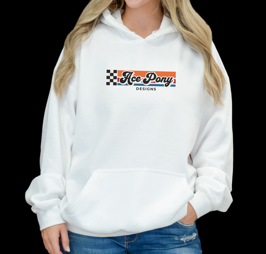 Ace Pony Designs Retro Adult Hoodie