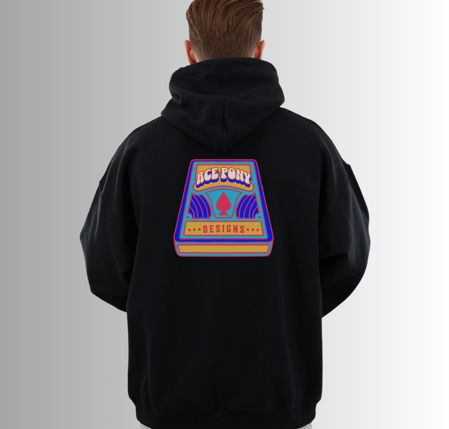 Adult Ace Pony Designs Deck Of Cards Hoodie