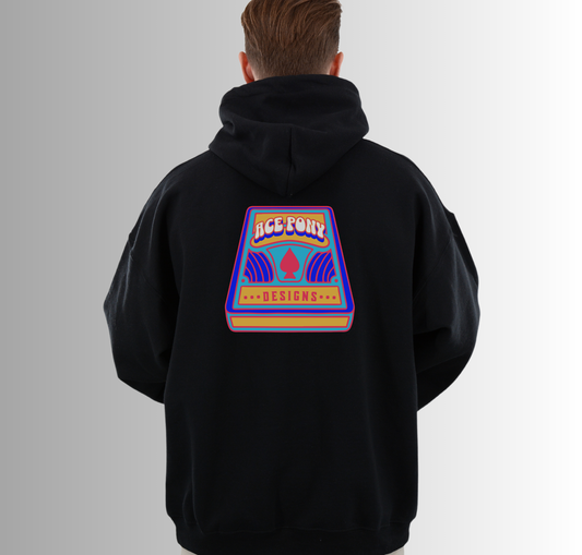 Adult Ace Pony Designs Deck Of Cards Hoodie