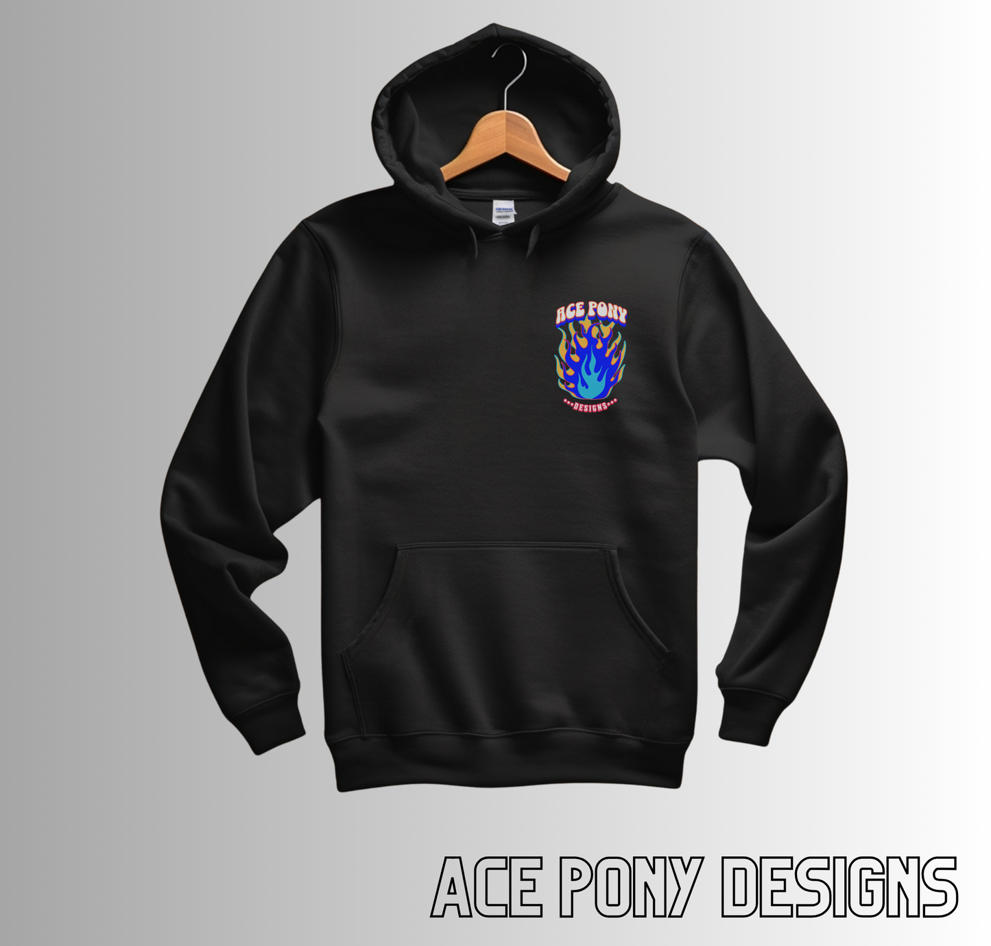 Adult Ace Pony Designs Deck Of Cards Hoodie