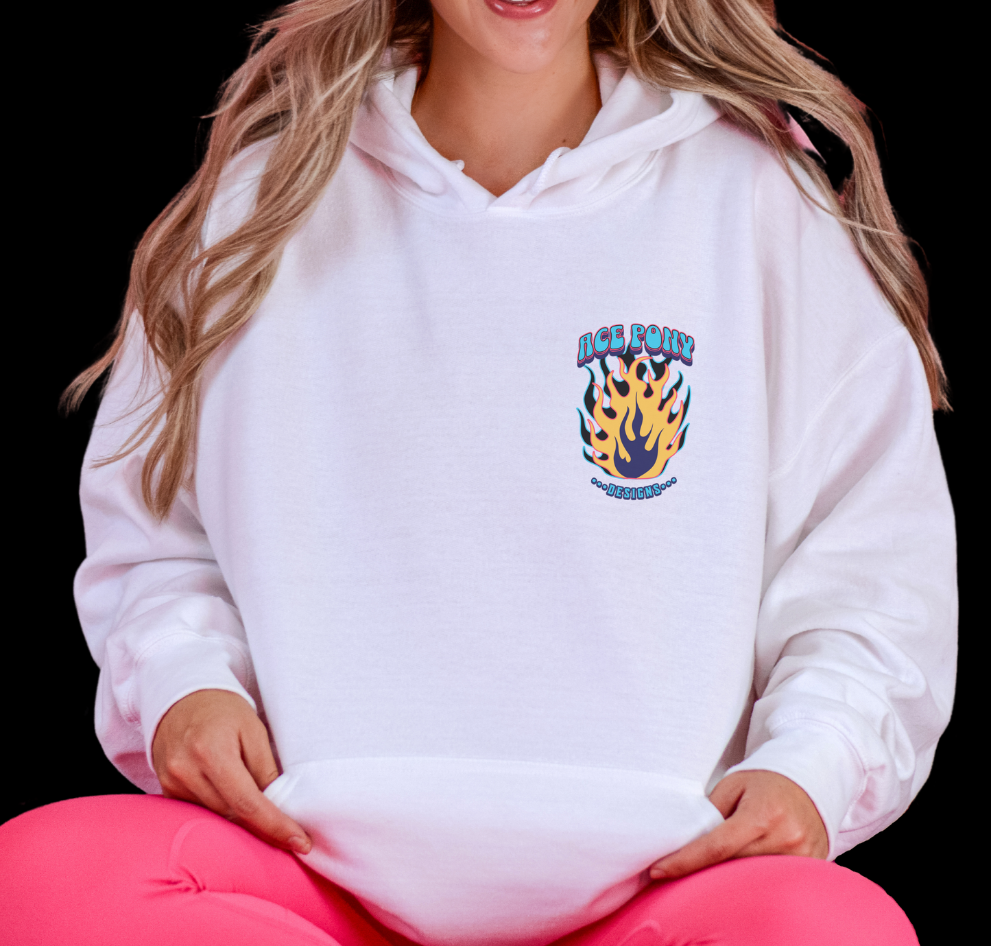 Adult Ace Pony Designs Deck Of Cards Hoodie