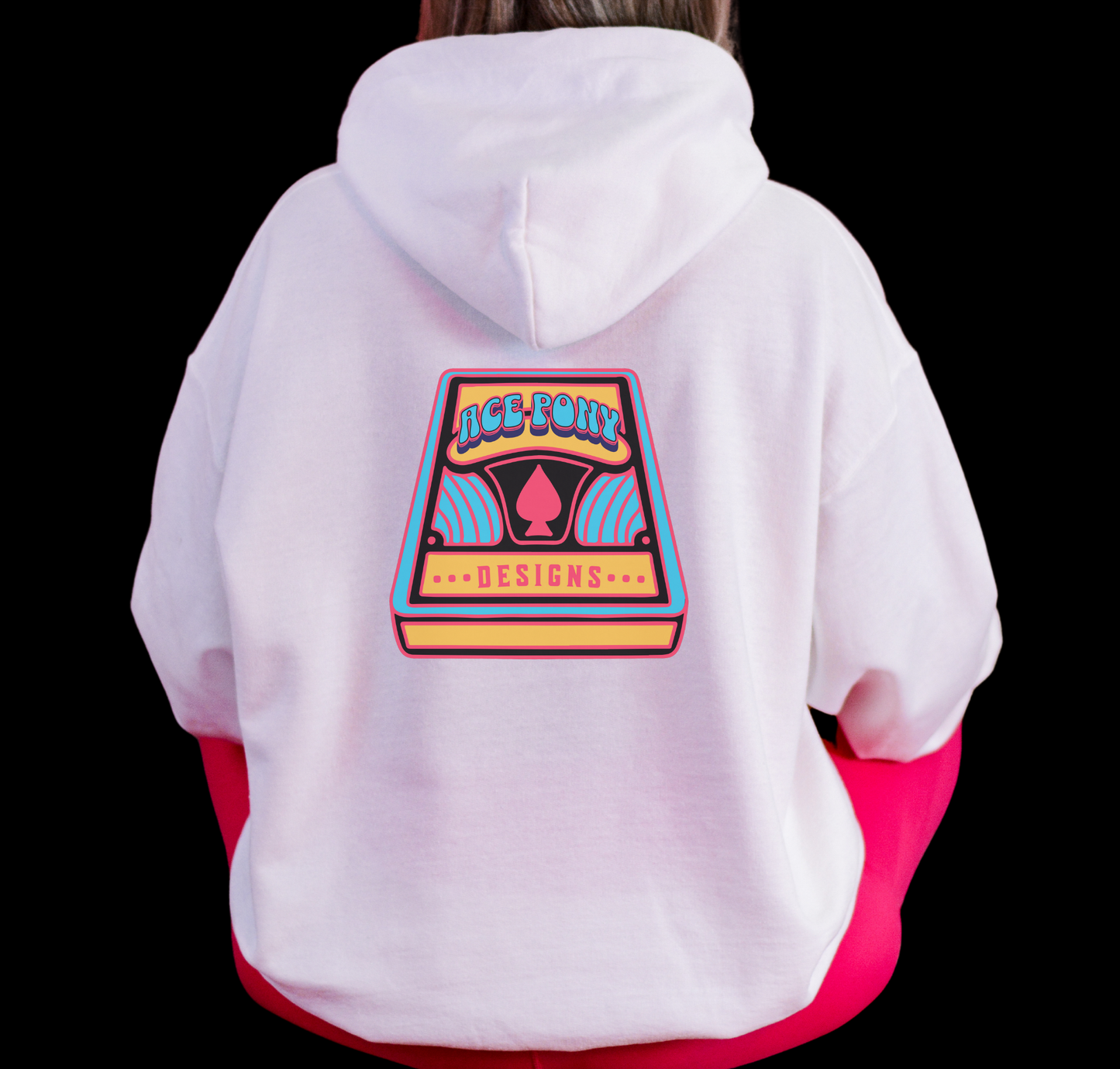 Adult Ace Pony Designs Deck Of Cards Hoodie