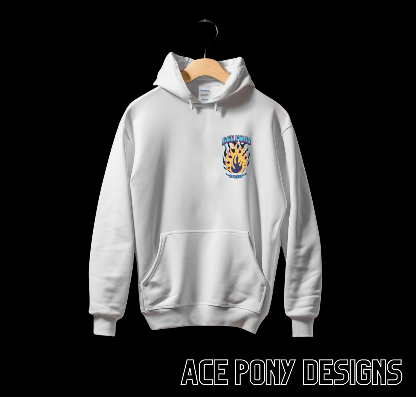 Adult Ace Pony Designs Deck Of Cards Hoodie