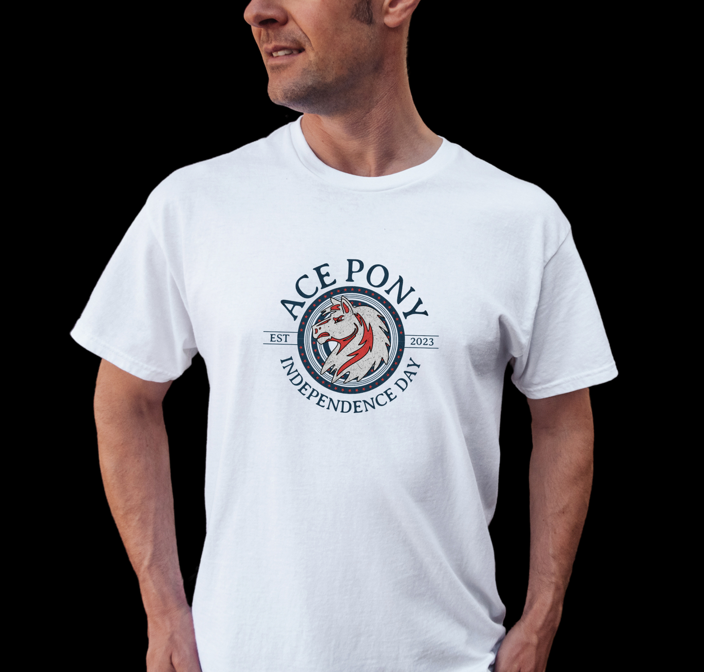 Ace Pony Independence Day Adult T-Shirt