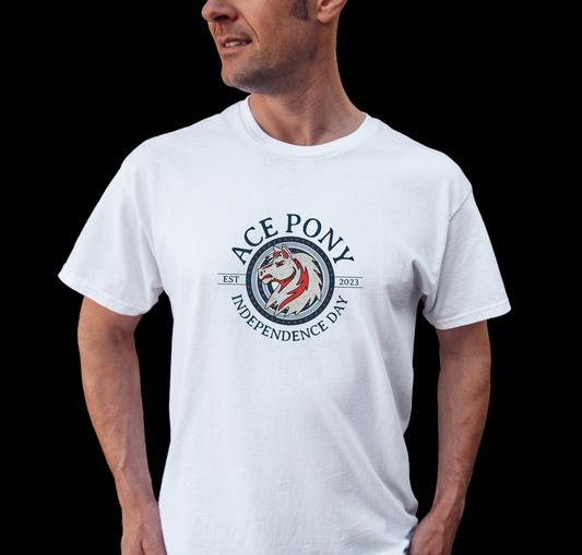 Ace Pony Independence Day Adult T-Shirt