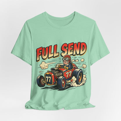 Full Send Racing Tee Vintage Hot Rod T‑Shirt