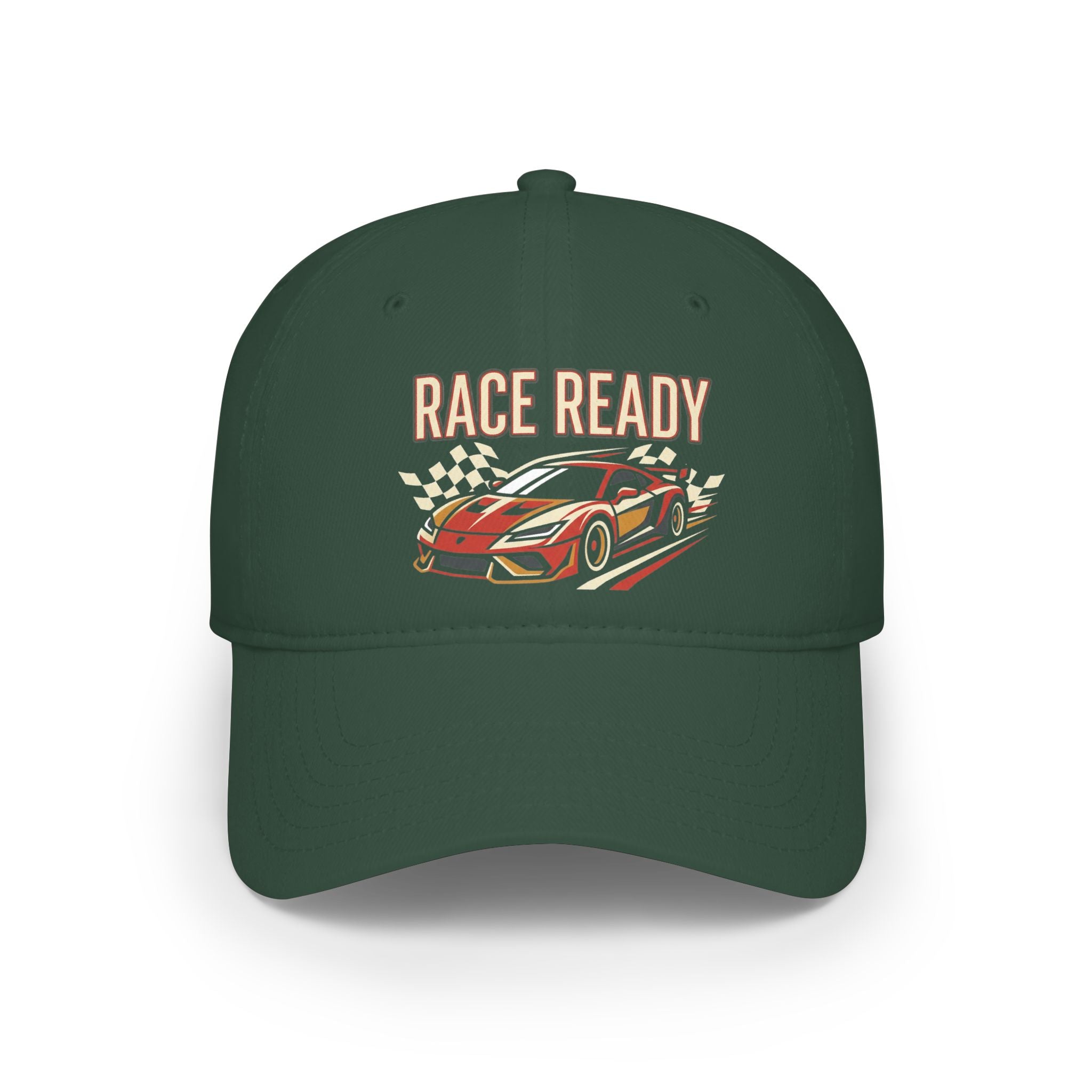 Race Ready Racing Car Low Profile Baseball Cap