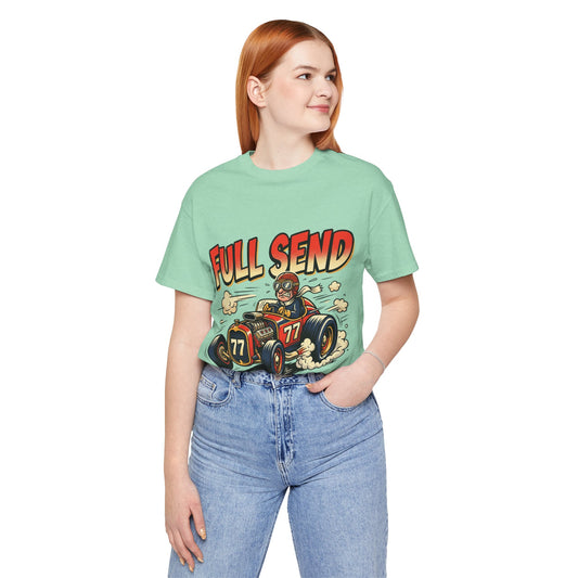 Full Send Racing Tee Vintage Hot Rod T‑Shirt