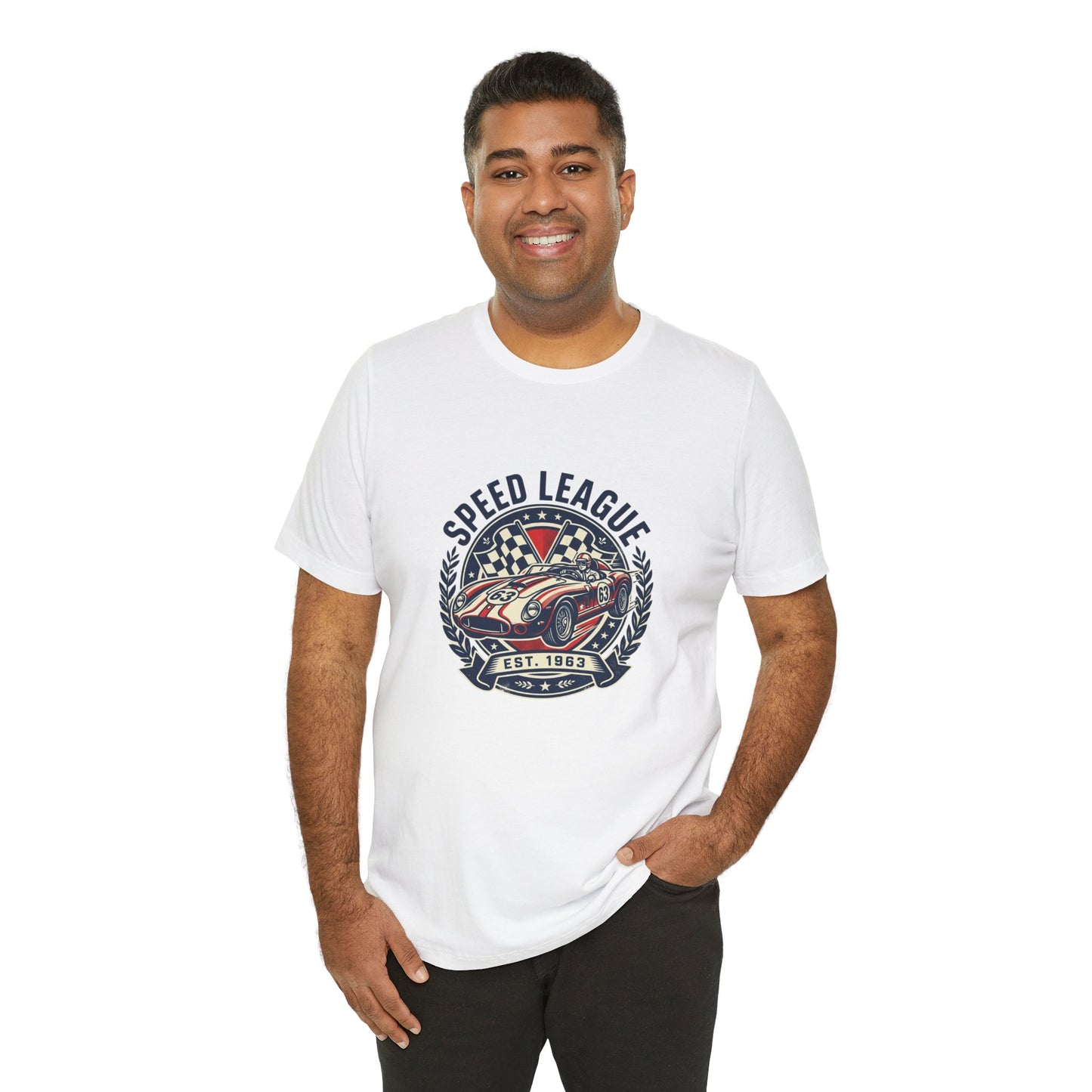 "Speed League" Retro Racing Tee