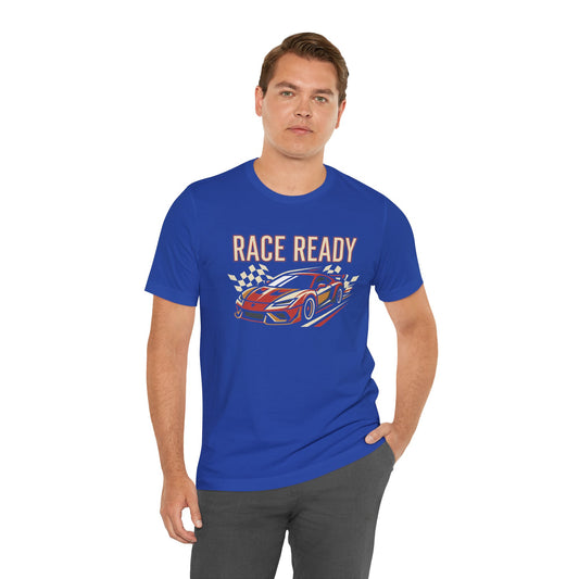 Race Ready Sports Car T-Shirt — Retro Racing Graphic Tee