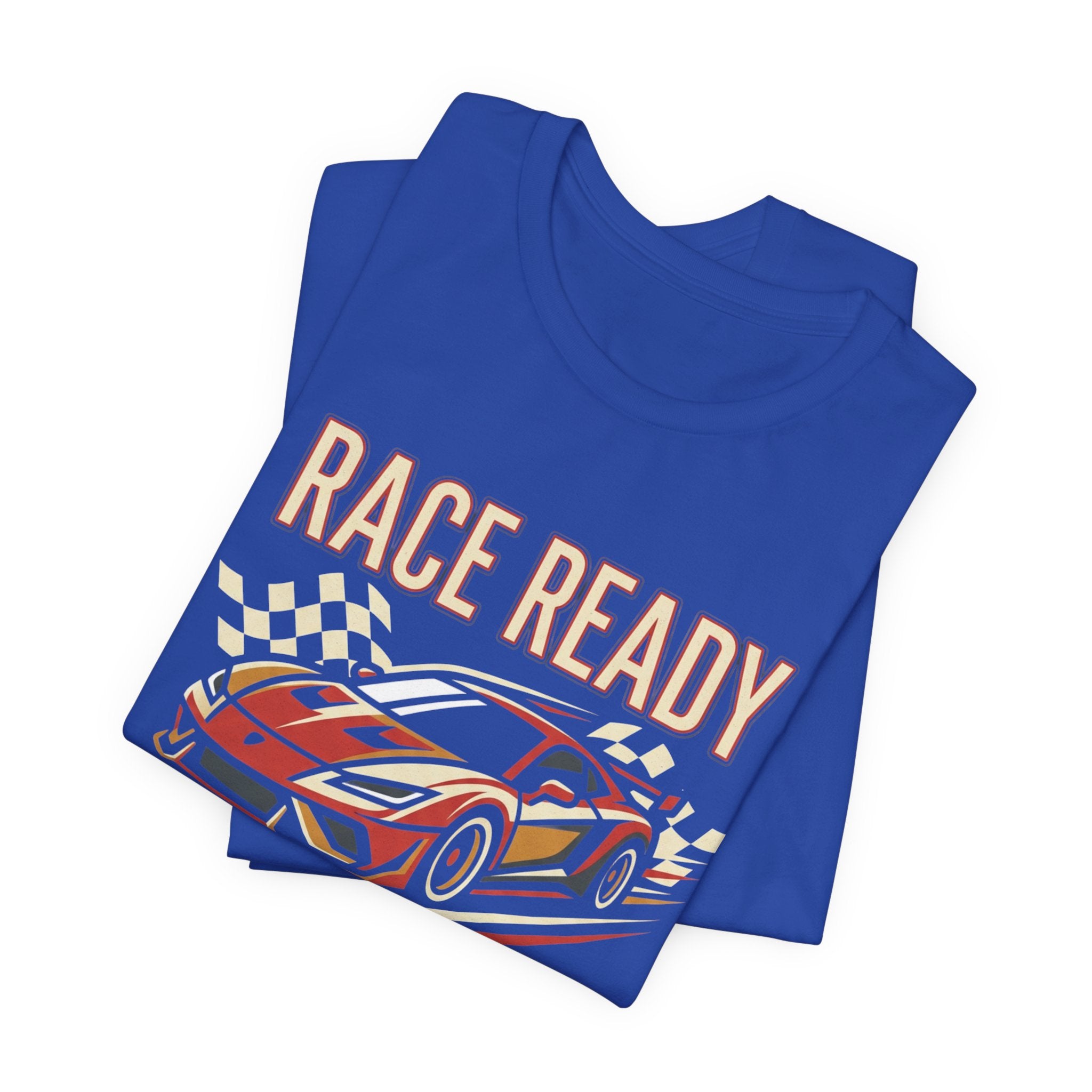 Race Ready Sports Car T-Shirt — Retro Racing Graphic Tee