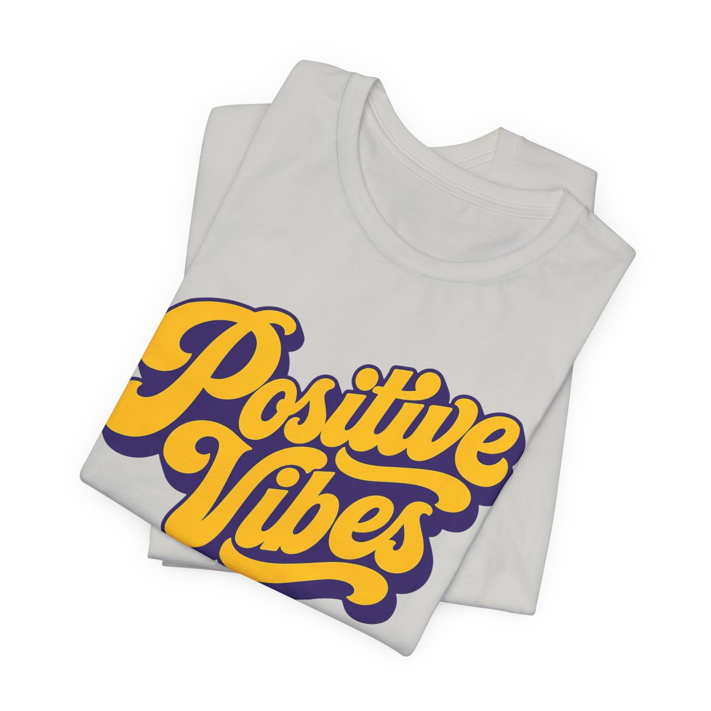 Positive Vibes T-Shirt — Retro Script Tee