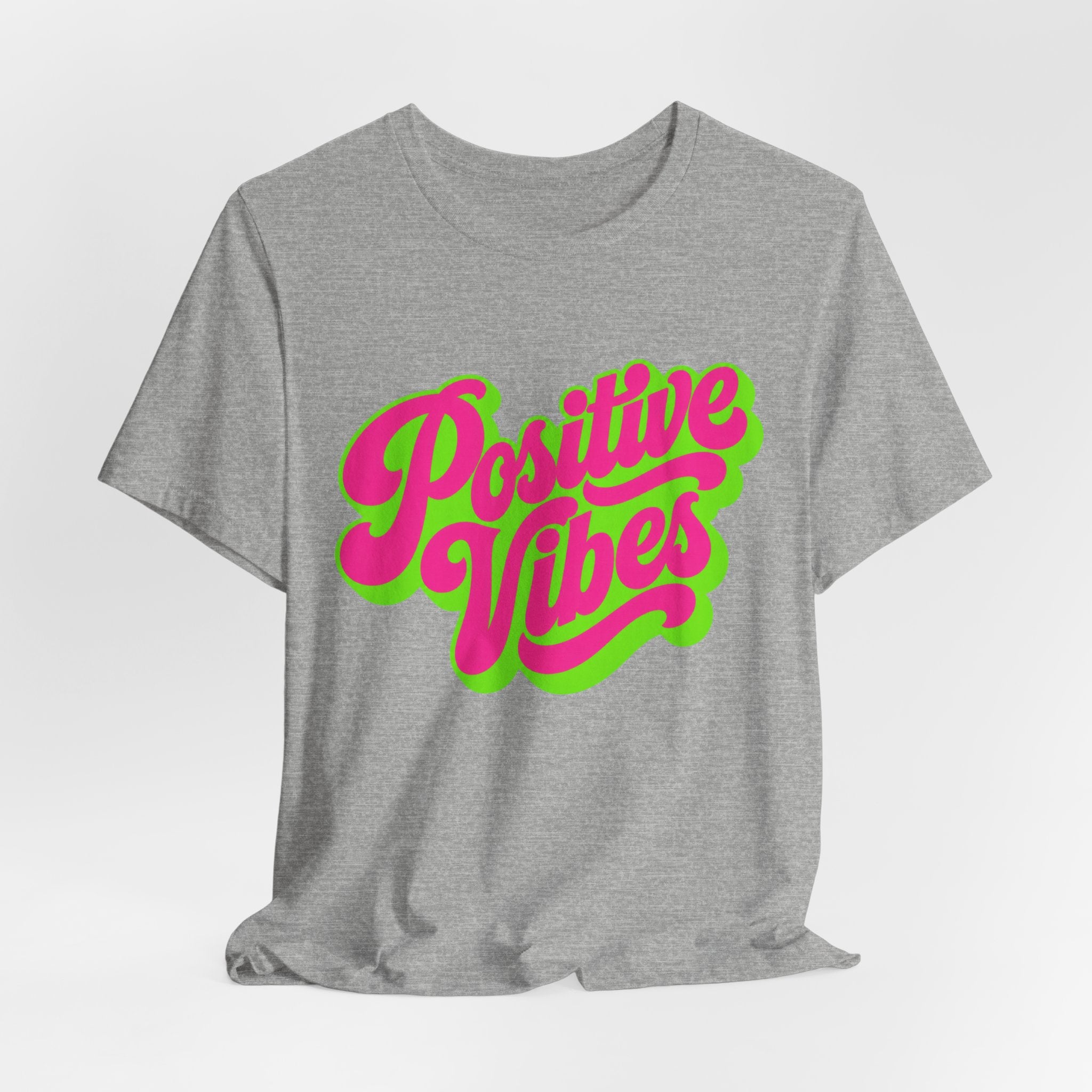 Positive Vibes T-Shirt — Retro Script Tee