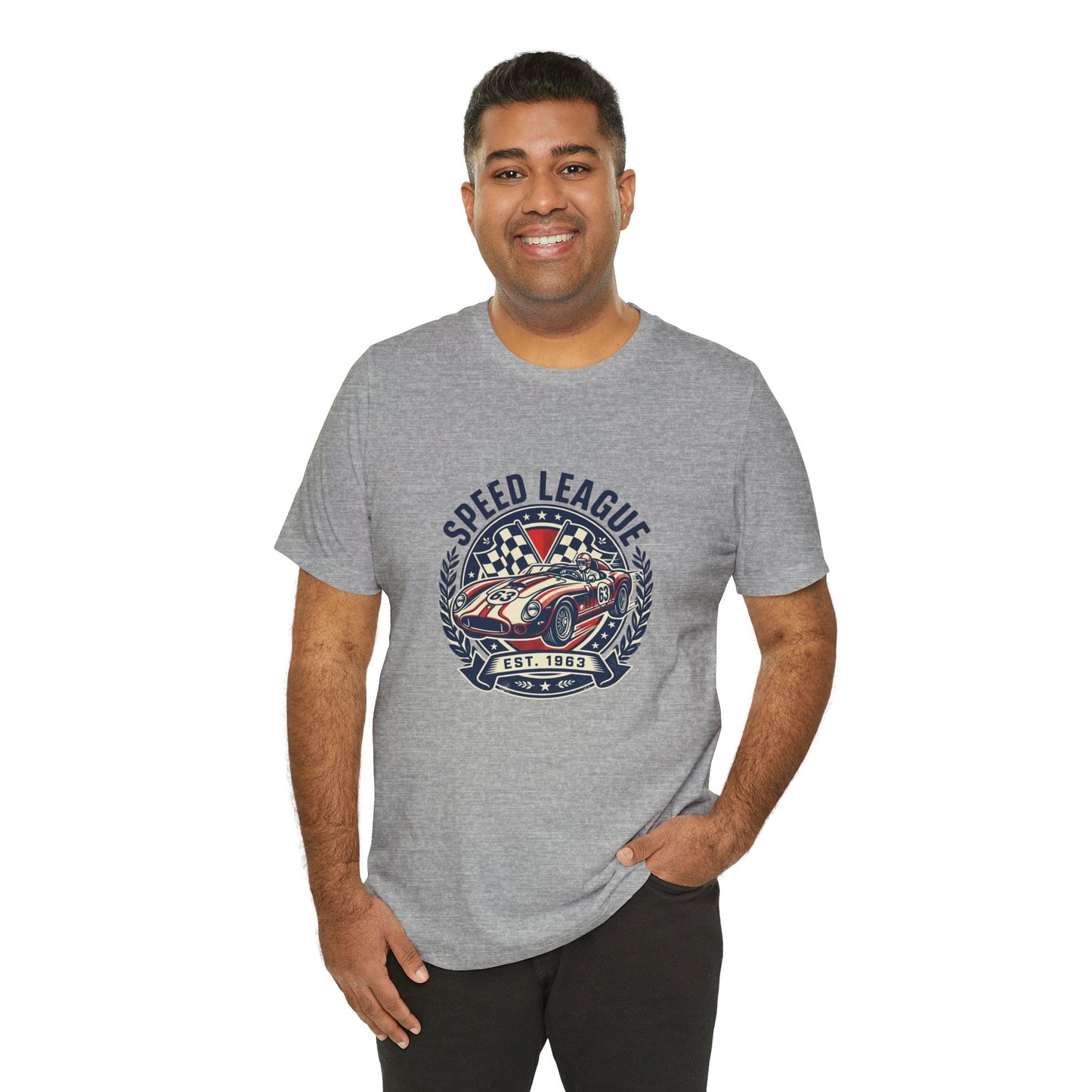 "Speed League" Retro Racing Tee
