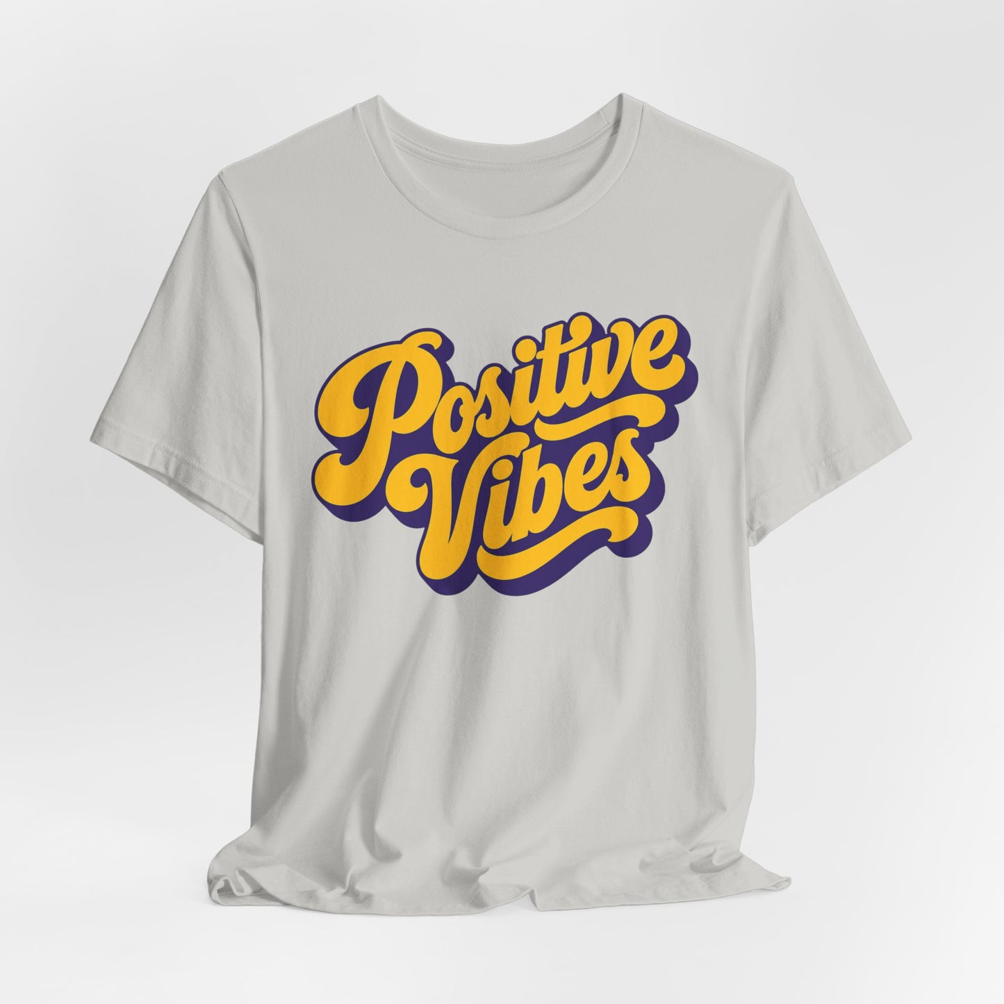Positive Vibes T-Shirt — Retro Script Tee