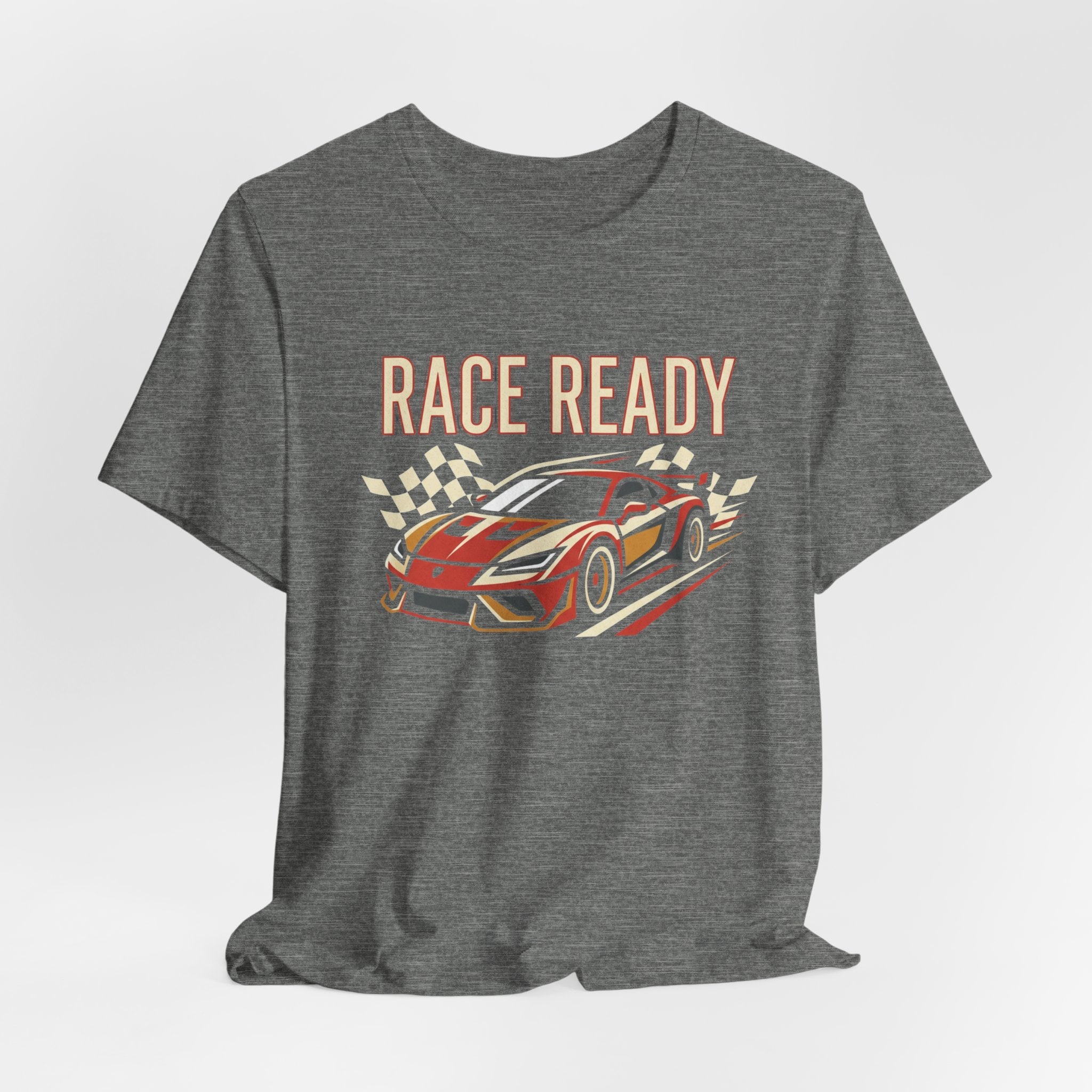 Race Ready Sports Car T-Shirt — Retro Racing Graphic Tee