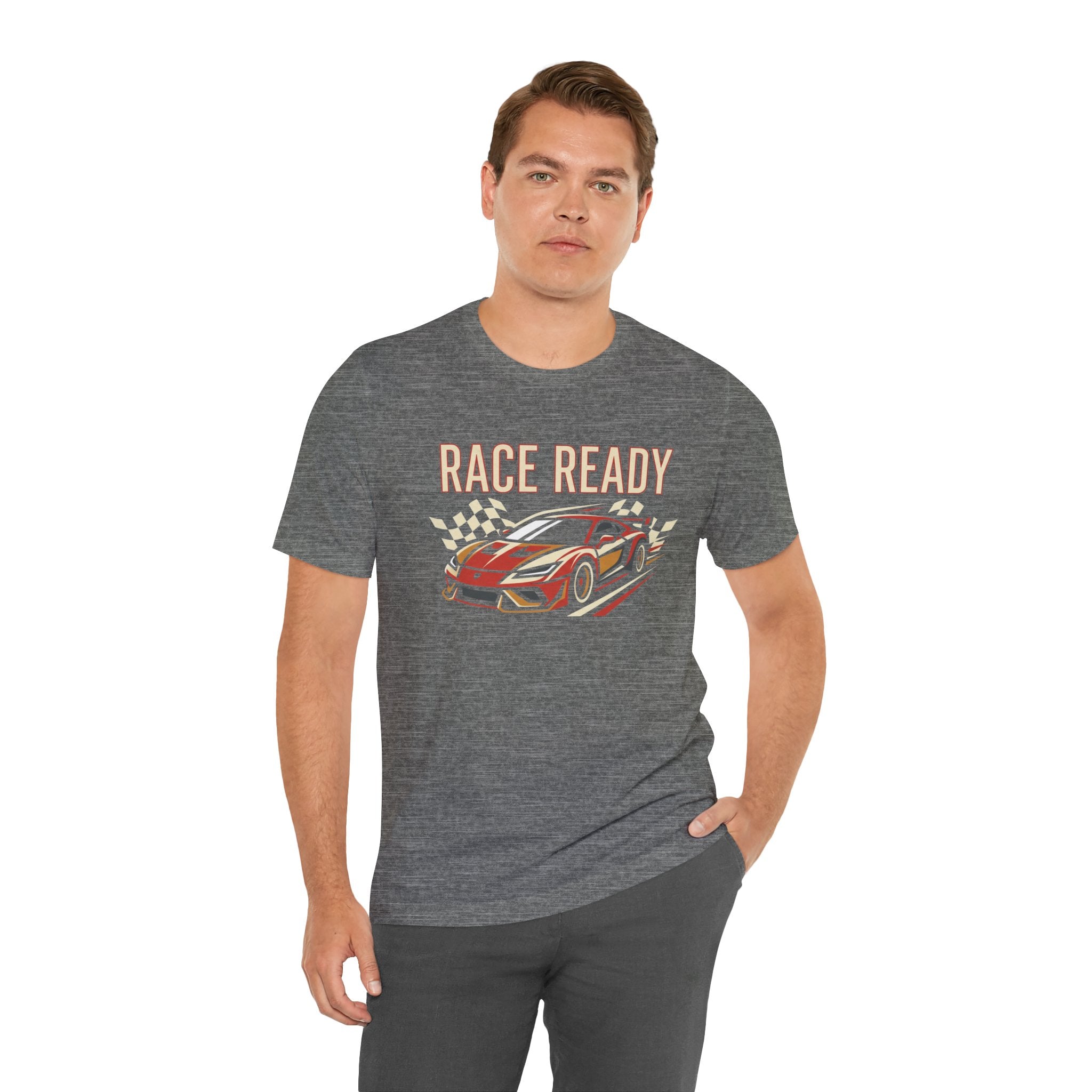 Race Ready Sports Car T-Shirt — Retro Racing Graphic Tee