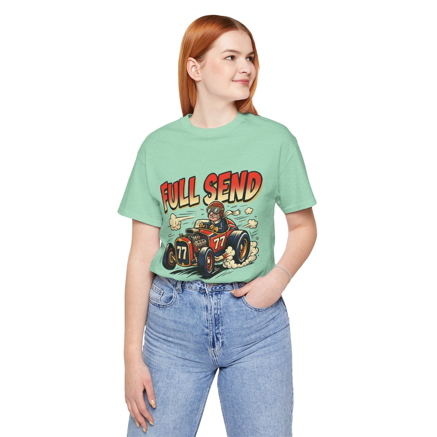 Full Send Racing Tee Vintage Hot Rod T‑Shirt