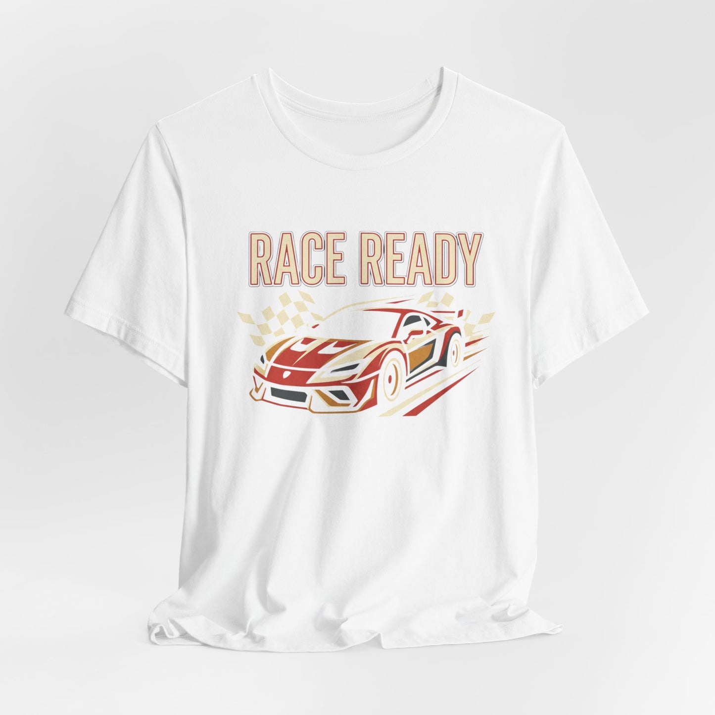 Race Ready Sports Car T-Shirt — Retro Racing Graphic Tee
