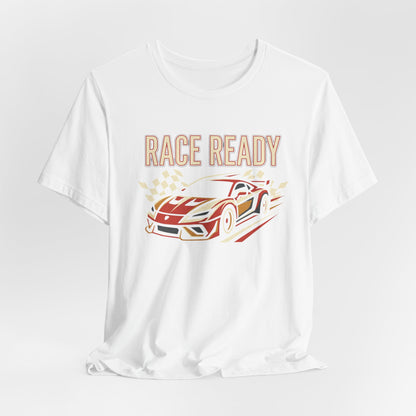Race Ready Sports Car T-Shirt — Retro Racing Graphic Tee