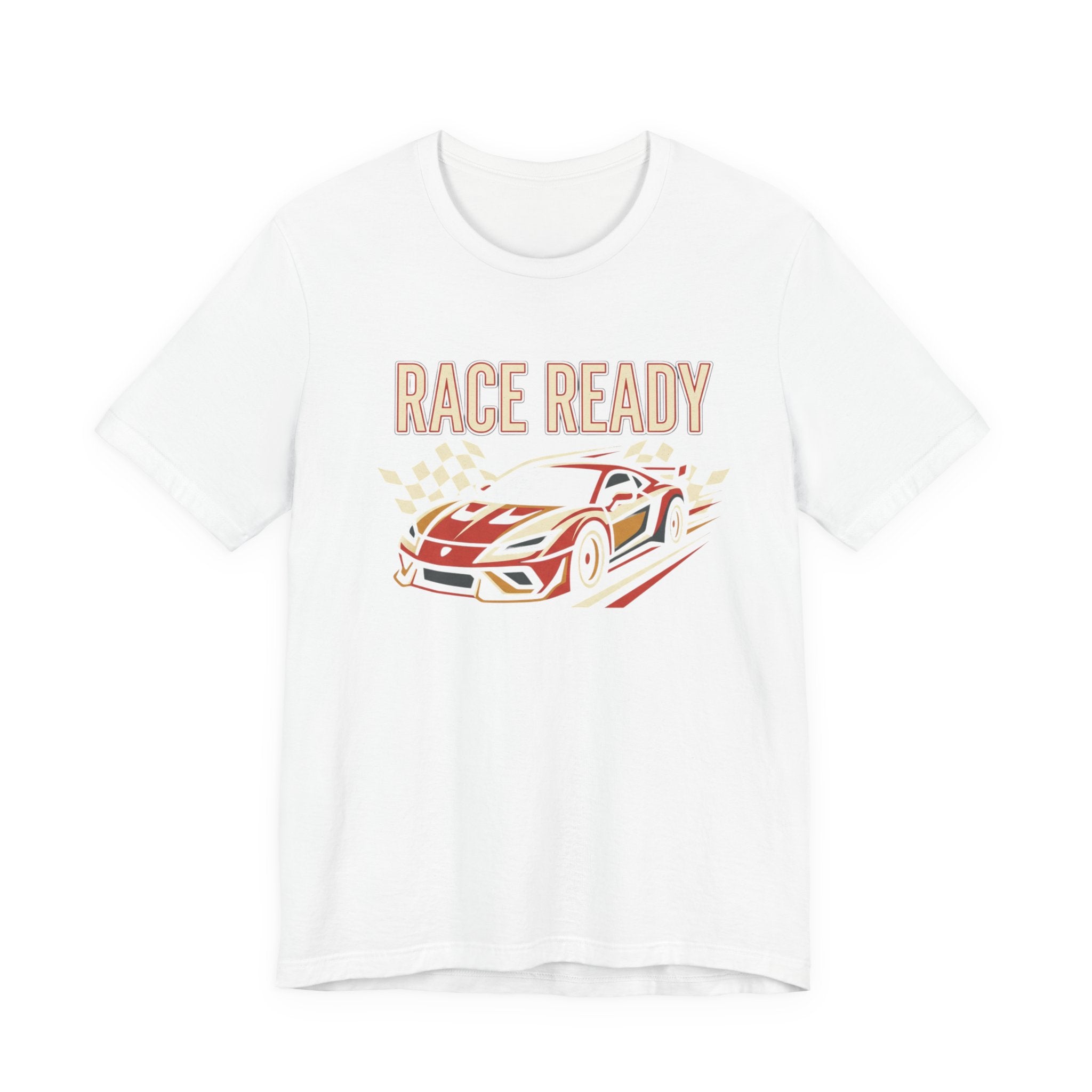 Race Ready Sports Car T-Shirt — Retro Racing Graphic Tee