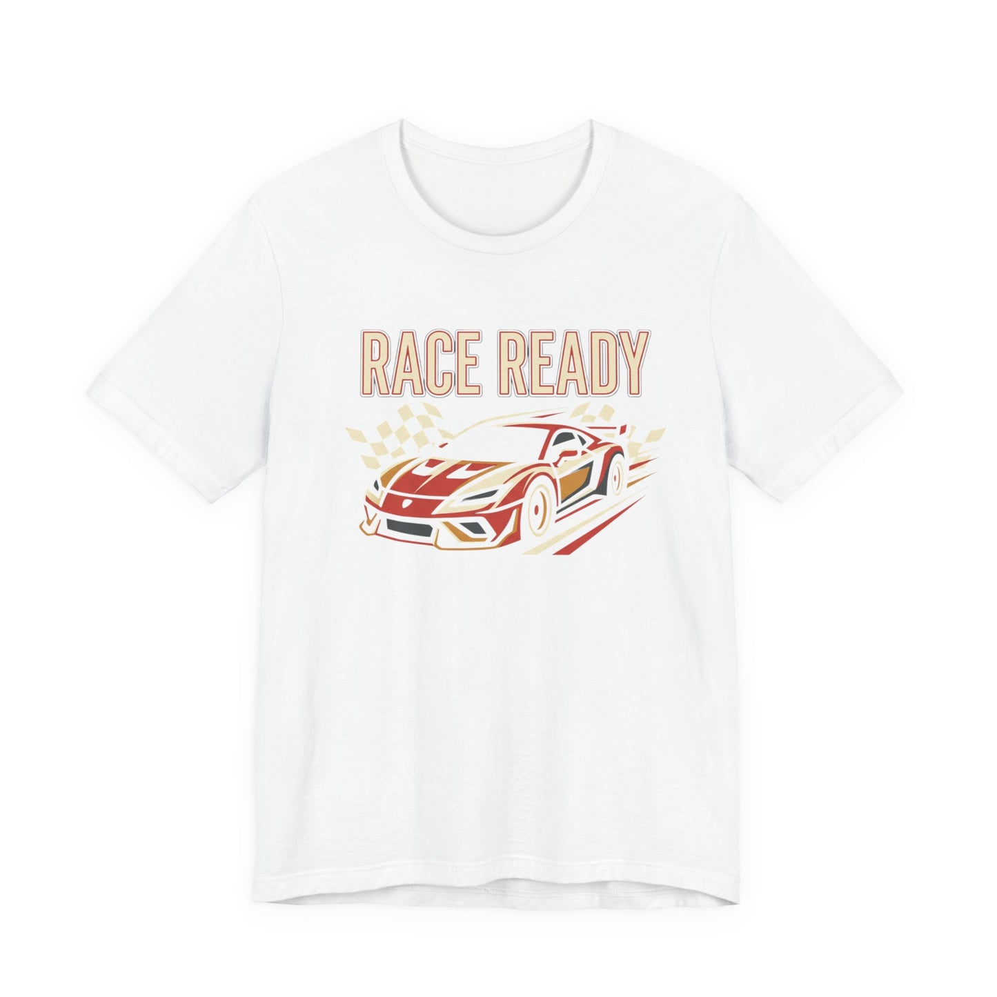 Race Ready Sports Car T-Shirt — Retro Racing Graphic Tee