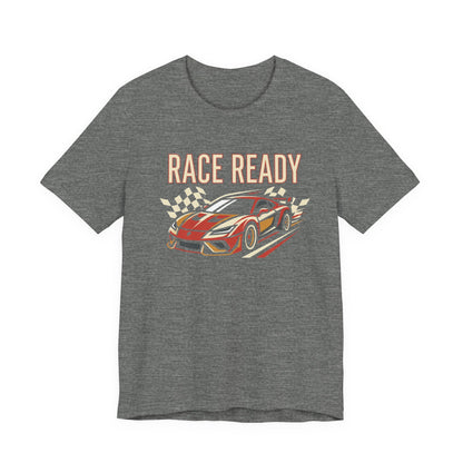 Race Ready Sports Car T-Shirt — Retro Racing Graphic Tee