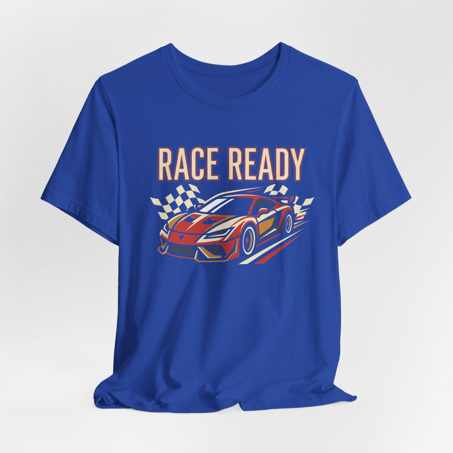 Race Ready Sports Car T-Shirt — Retro Racing Graphic Tee