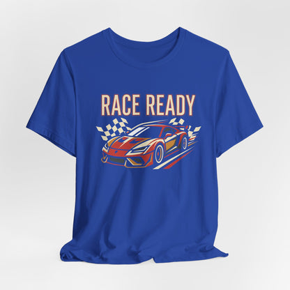 Race Ready Sports Car T-Shirt — Retro Racing Graphic Tee