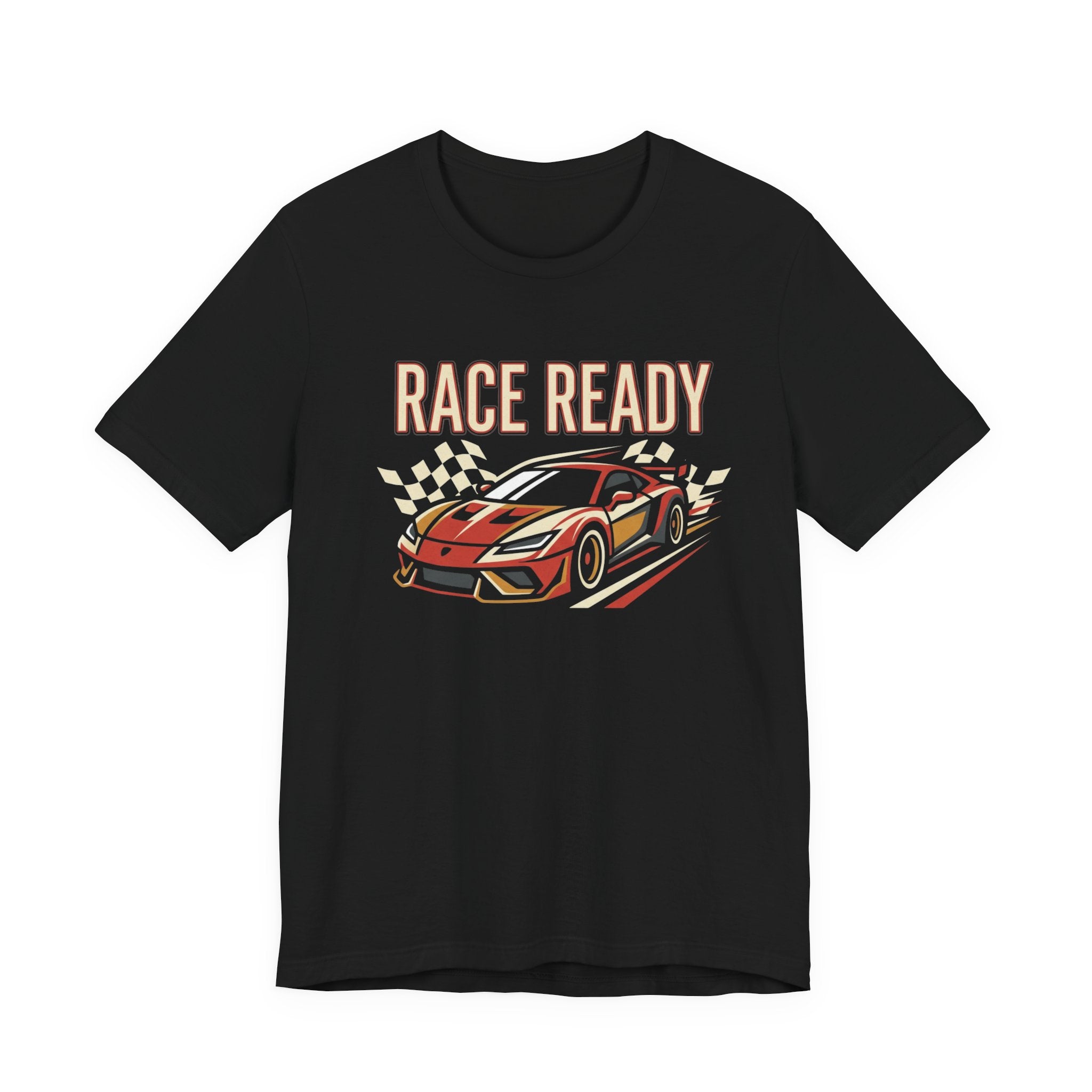 Race Ready Sports Car T-Shirt — Retro Racing Graphic Tee