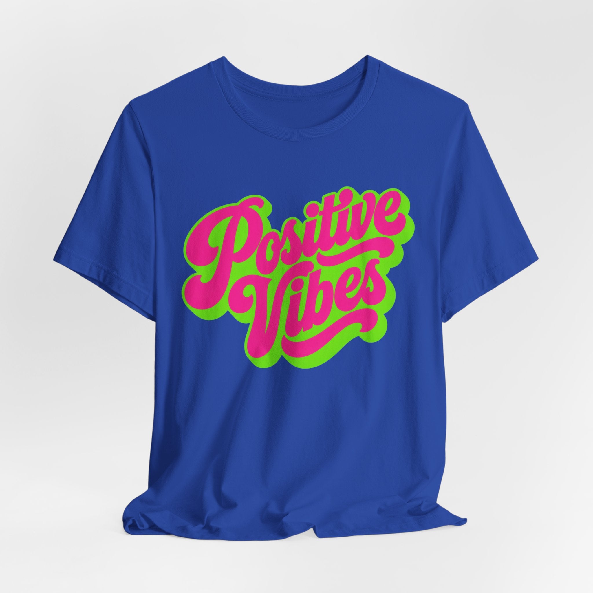 Positive Vibes T-Shirt — Retro Script Tee
