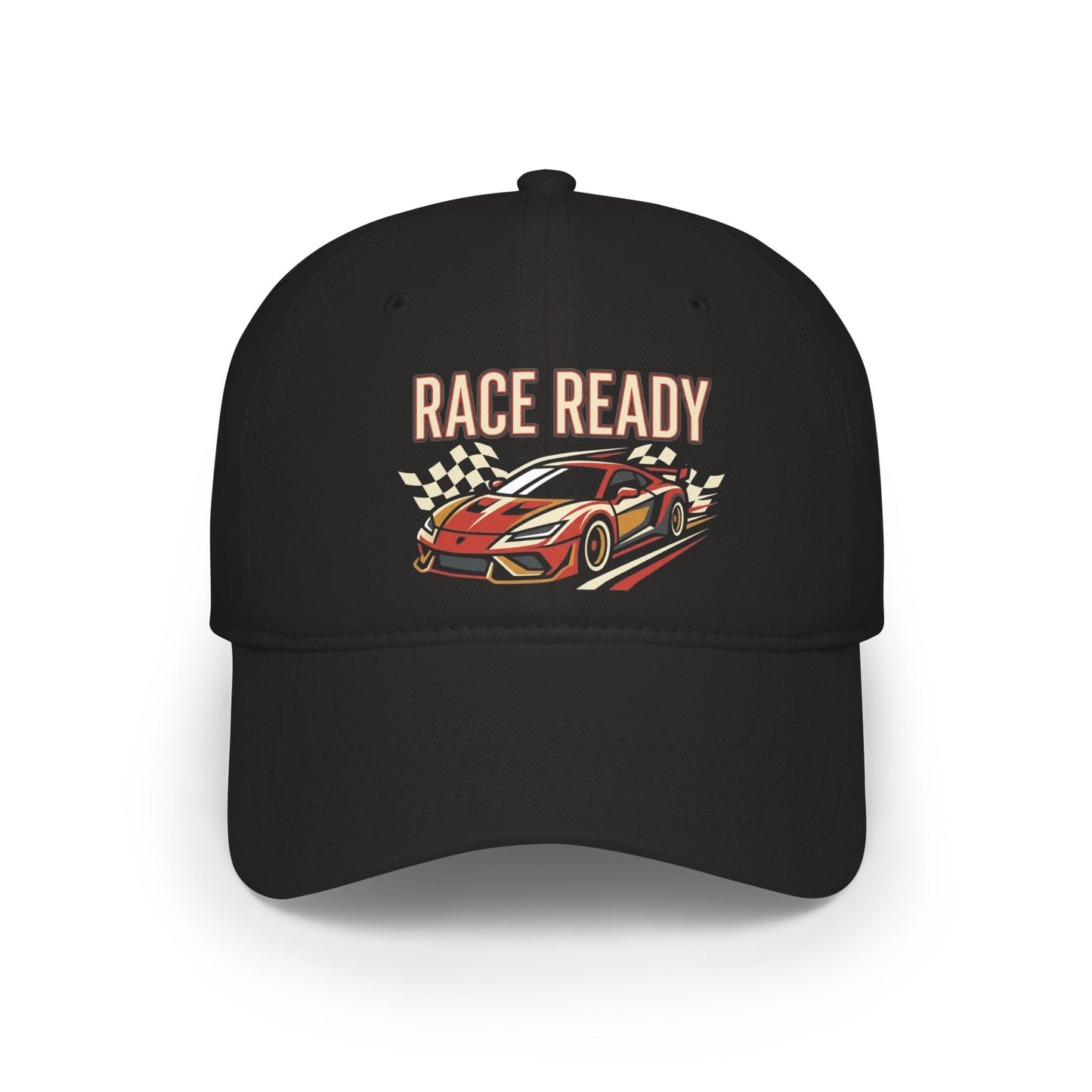 Race Ready Racing Car Low Profile Baseball Cap