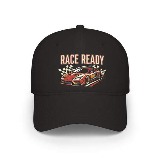 Race Ready Racing Car Low Profile Baseball Cap