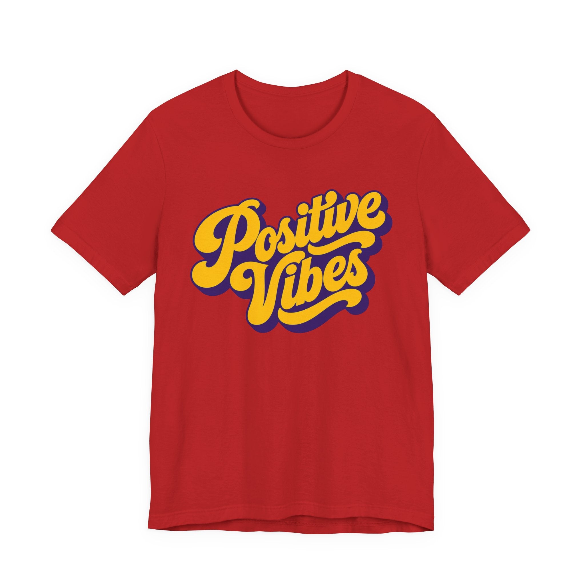 Positive Vibes T-Shirt — Retro Script Tee