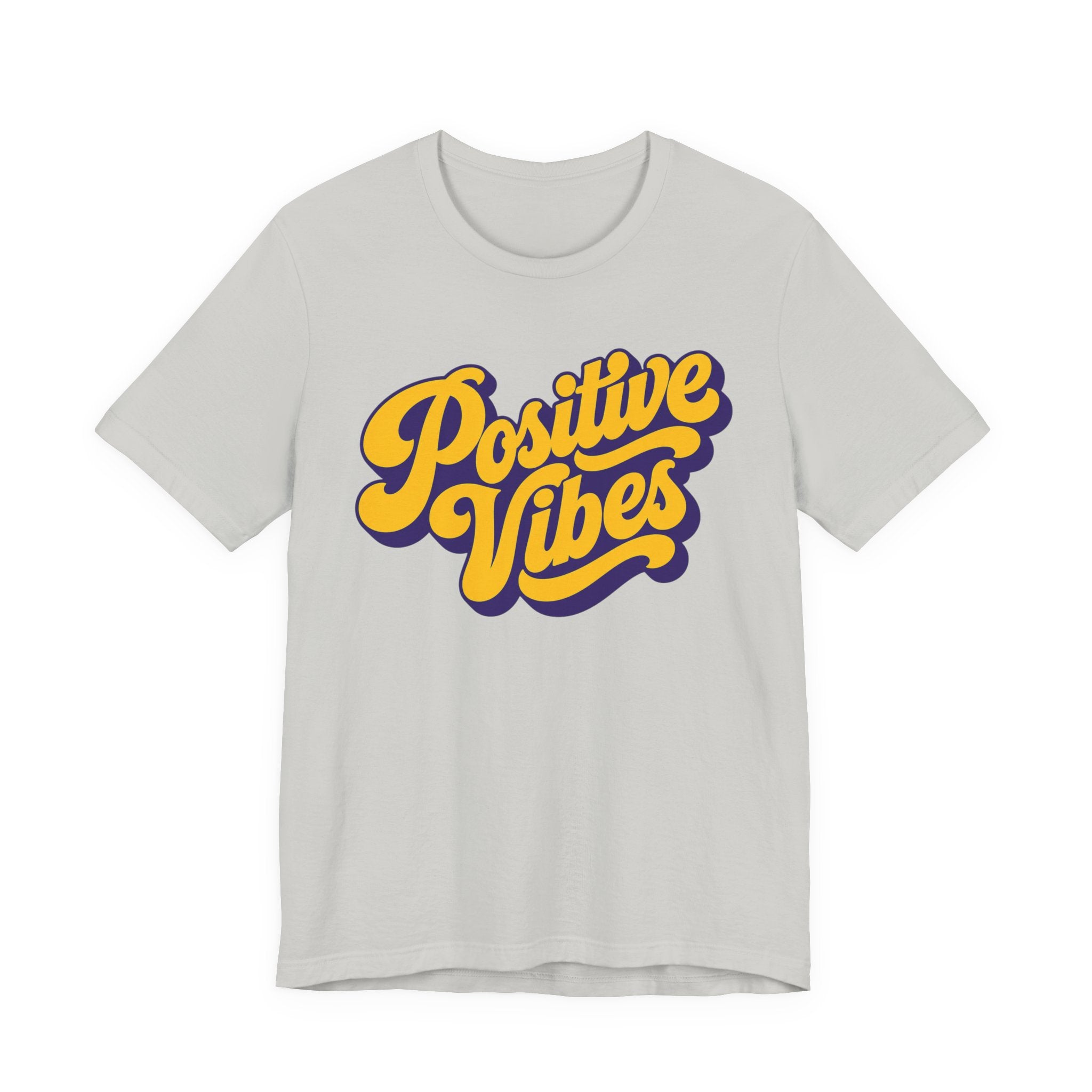 Positive Vibes T-Shirt — Retro Script Tee