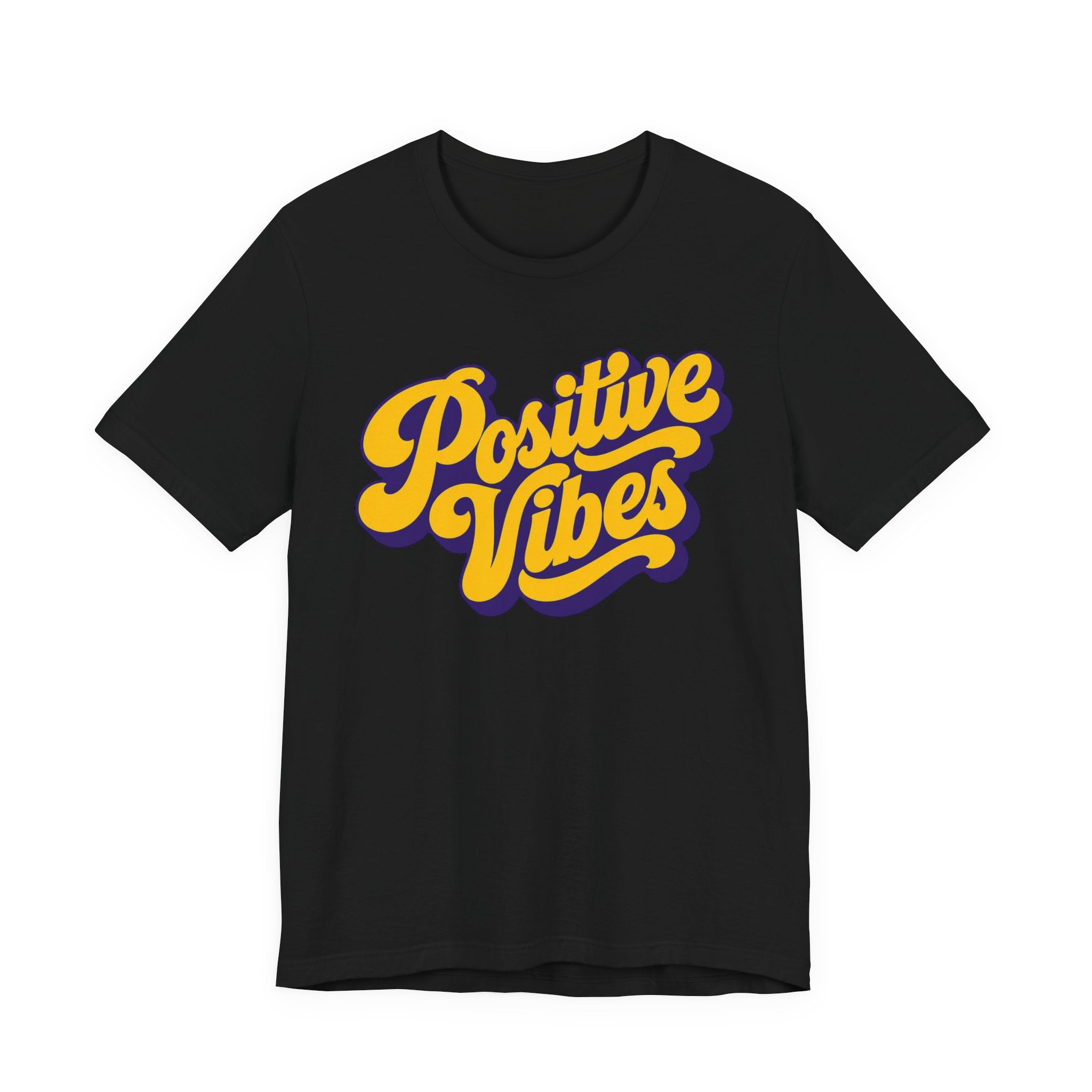 Positive Vibes T-Shirt — Retro Script Tee