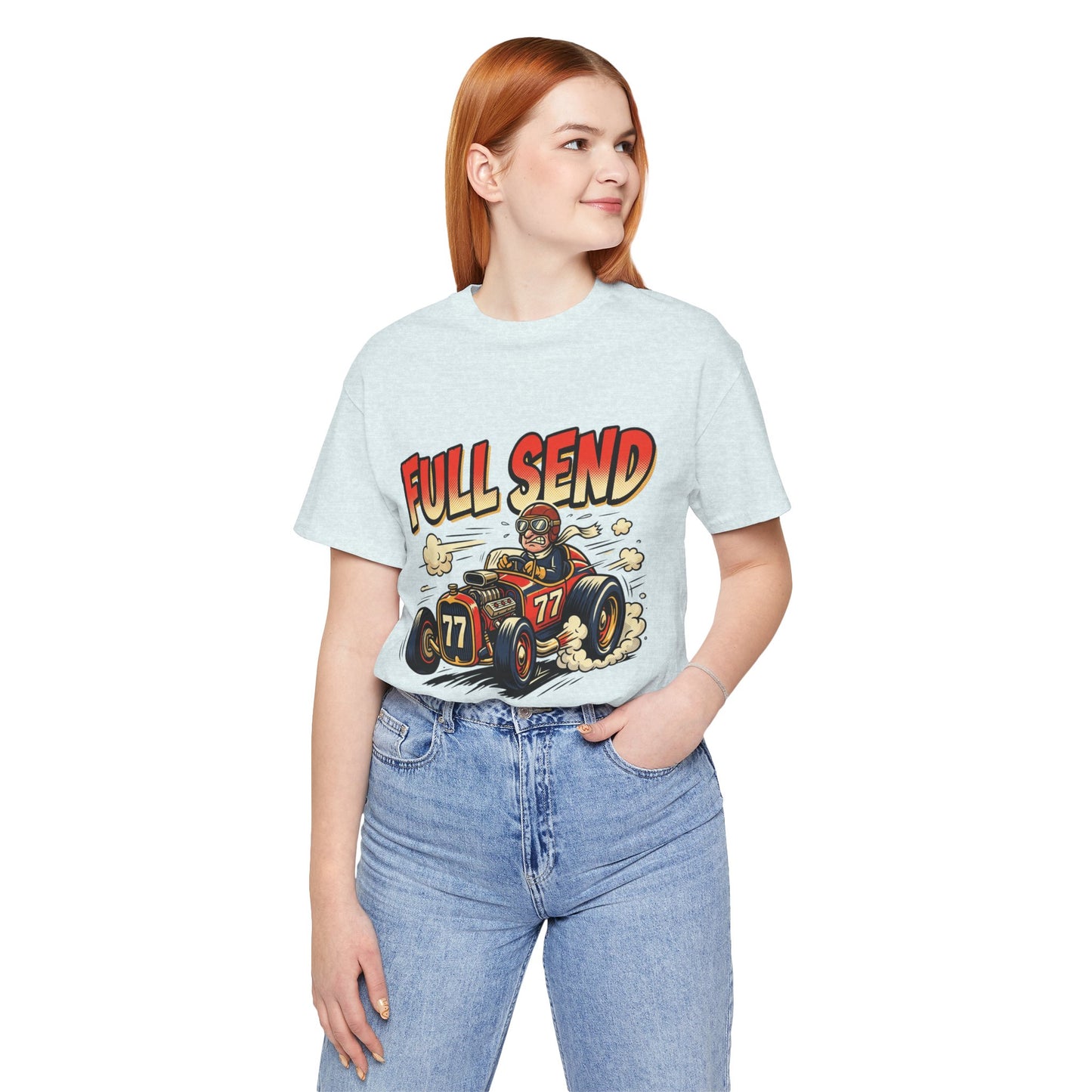 Full Send Racing Tee Vintage Hot Rod T‑Shirt