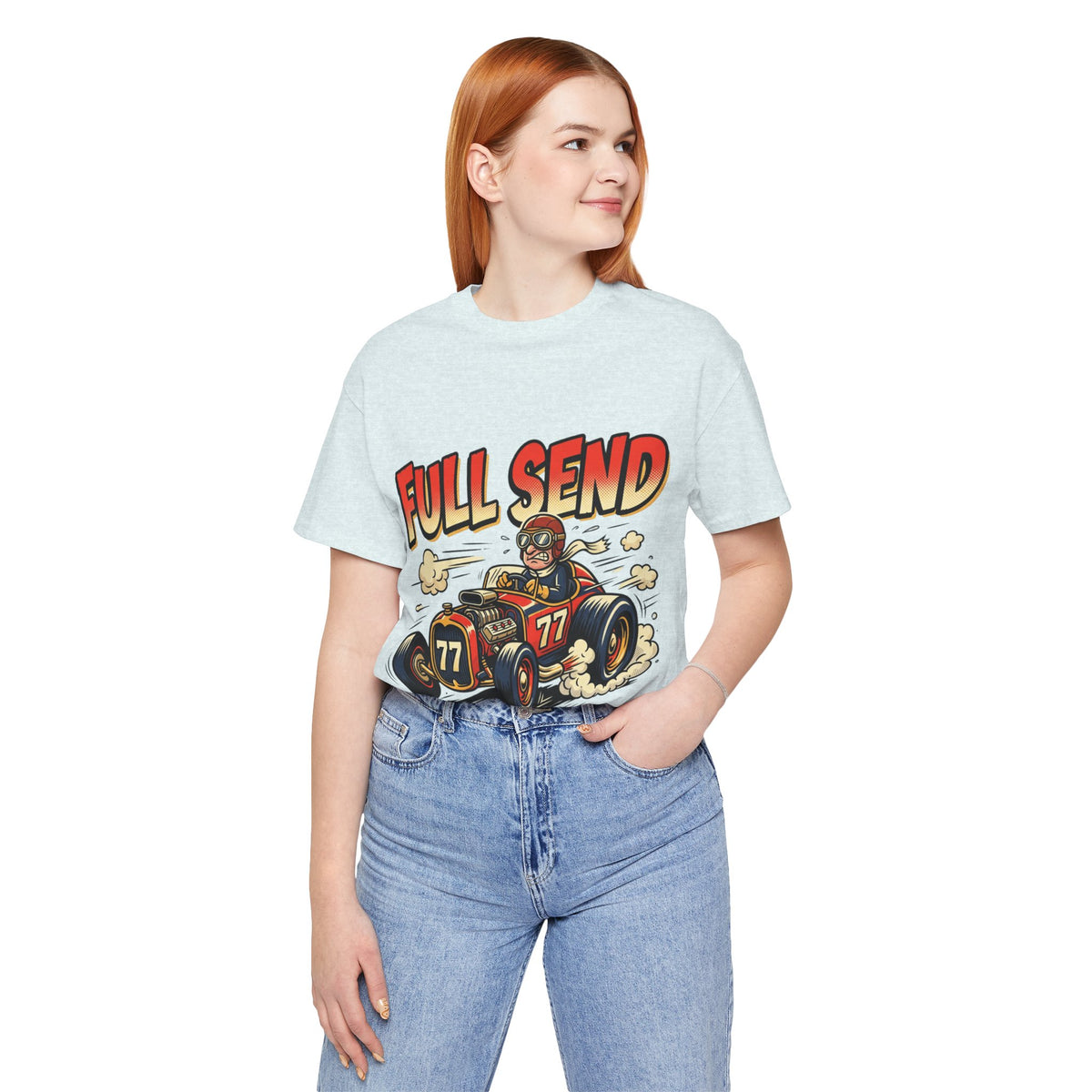 Full Send Racing Tee Vintage Hot Rod T‑Shirt