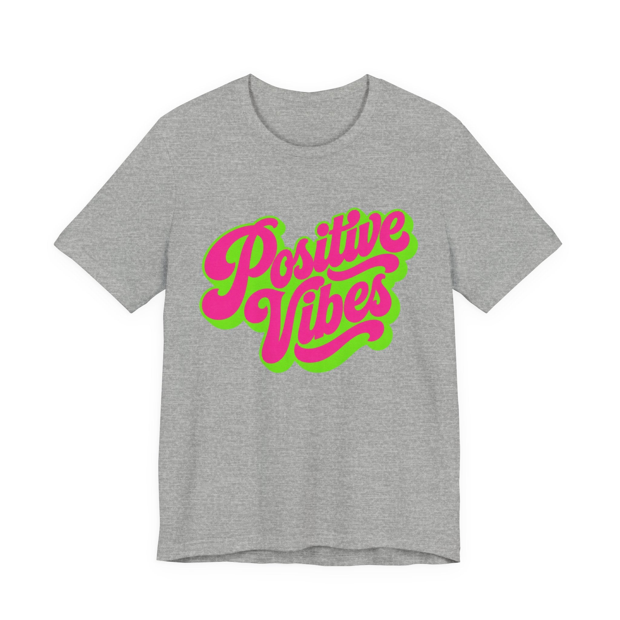 Positive Vibes T-Shirt — Retro Script Tee