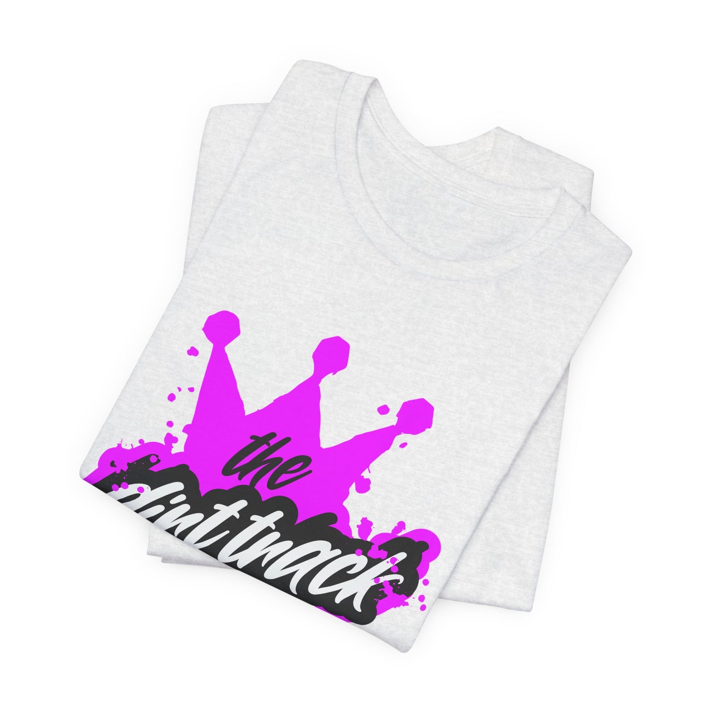 "The Dirt Track Queen" Pink Crown Graphic Tee