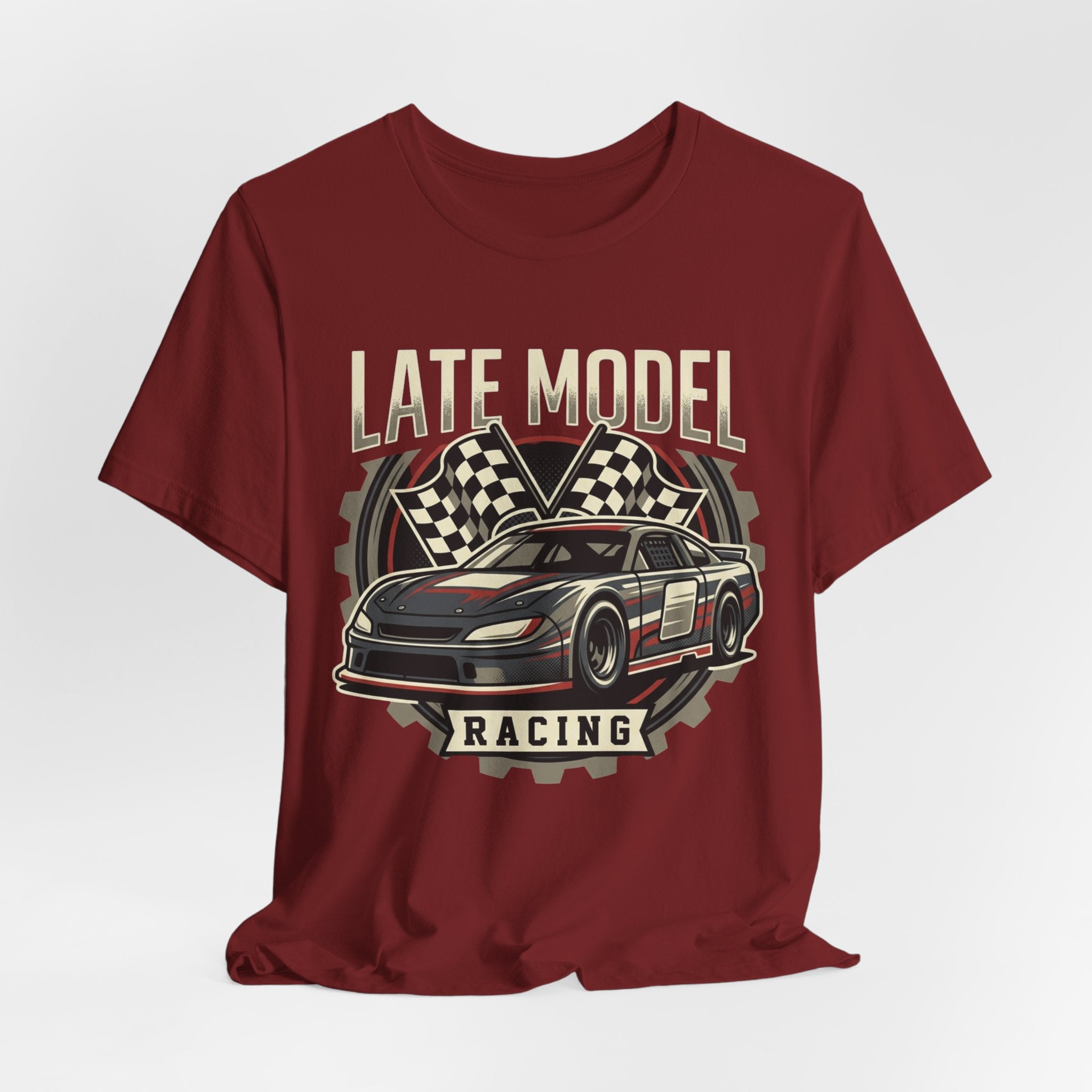 Late Model Racing T-Shirt — Vintage Race Car Graphic Tee