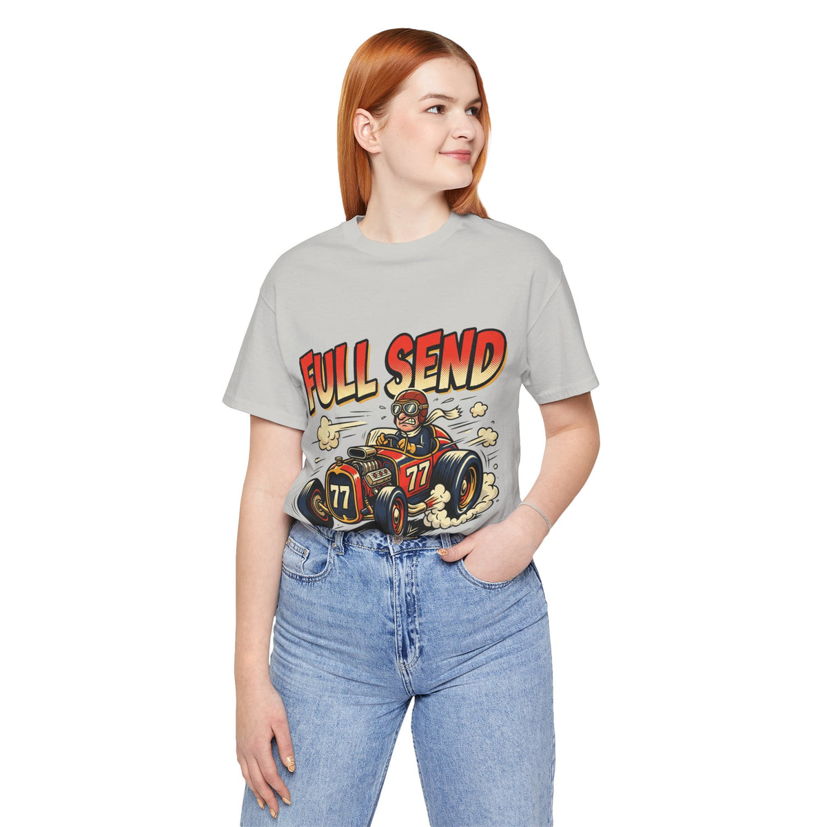 Full Send Racing Tee Vintage Hot Rod T‑Shirt