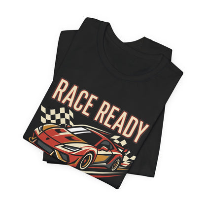 Race Ready Sports Car T-Shirt — Retro Racing Graphic Tee
