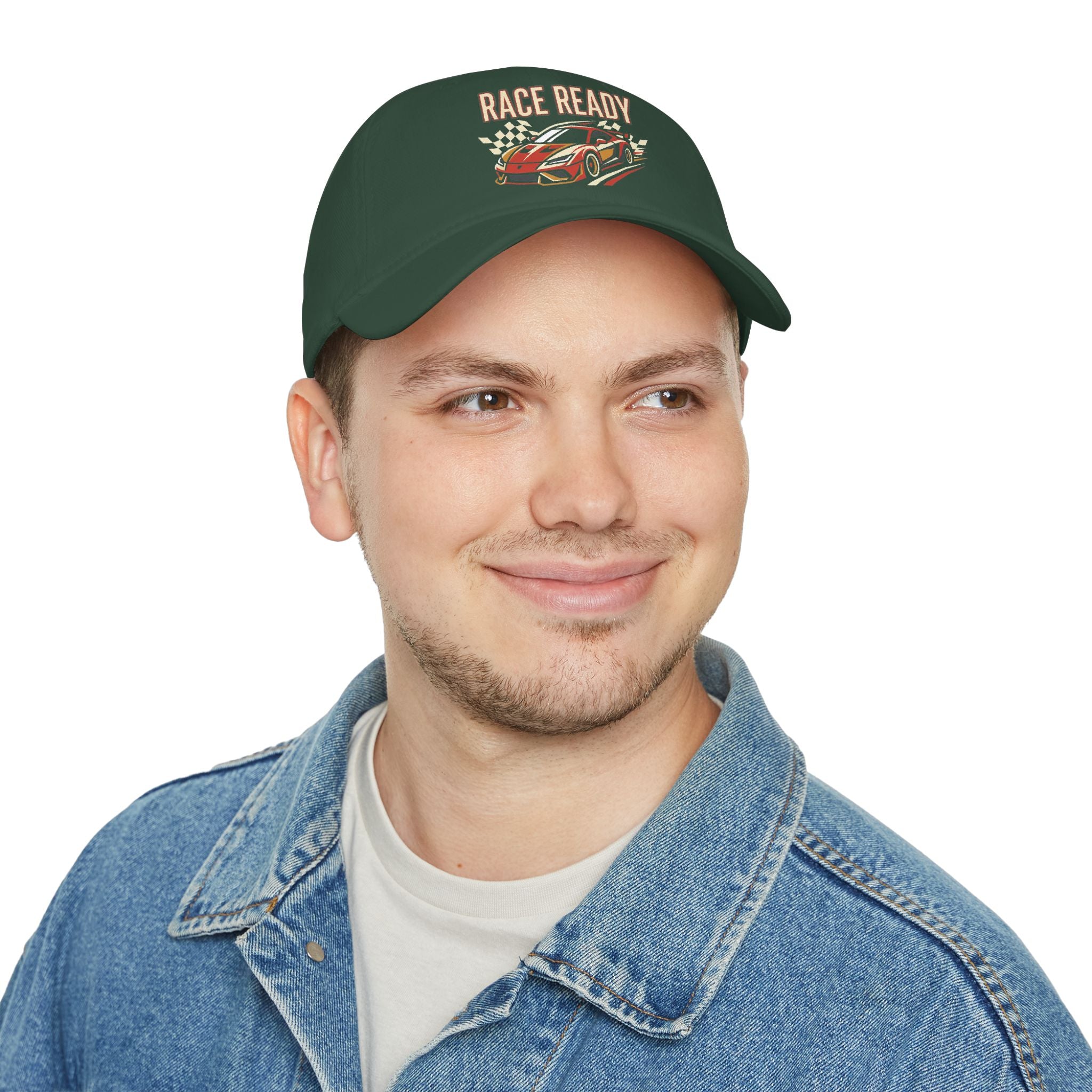 Race Ready Racing Car Low Profile Baseball Cap