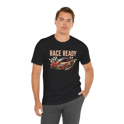 Race Ready Sports Car T-Shirt — Retro Racing Graphic Tee