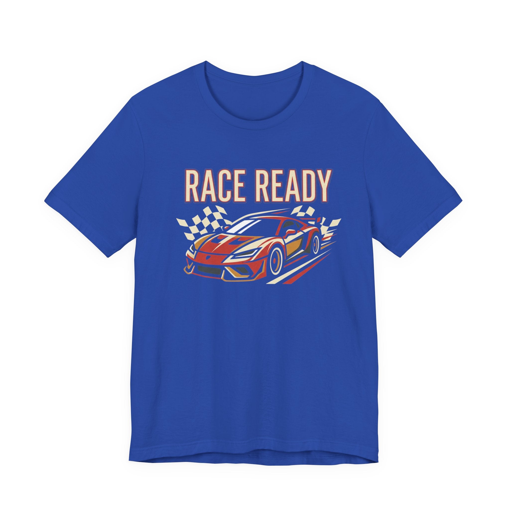 Race Ready Sports Car T-Shirt — Retro Racing Graphic Tee