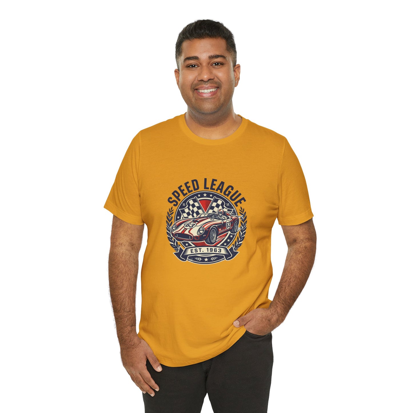 "Speed League" Retro Racing Tee