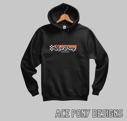 Ace Pony Designs Retro Adult Hoodie